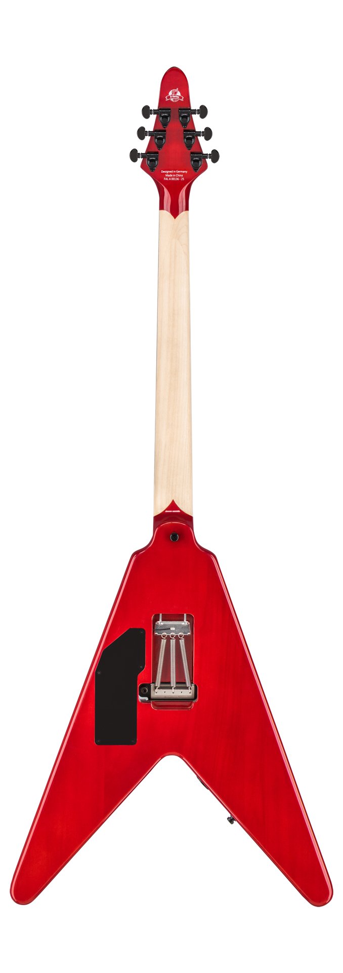Artist Line Breaker WH-1 - Majesty Red Blackburst Transparent High Polish E-Gitarre